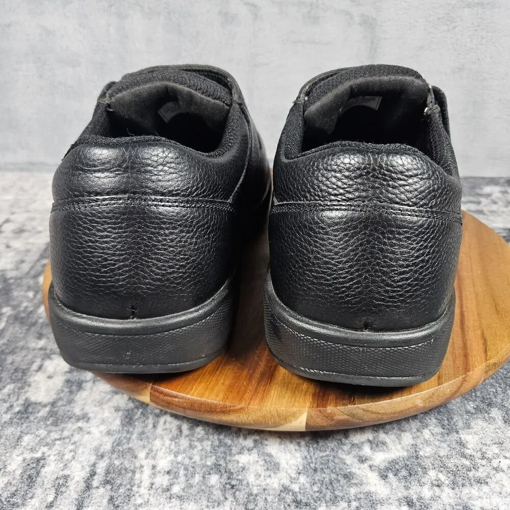 Orthofeet Broadway 510 Orthopedic Walking Shoes Black Leather Mens Size 10.5 4E